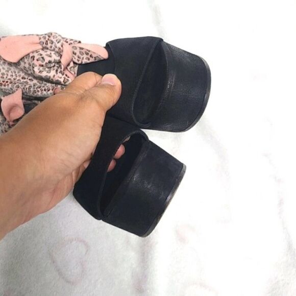 Michael Perry High Heel Cheetah Print Leather 10 - Picture 8 of 16